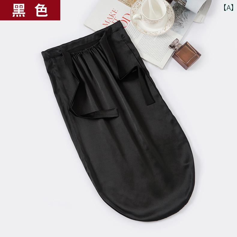 ヘアキャップ キャップ 100 % 桑 絹 クレープ サテン 出産 祝い 家事 ヘア ケア ネクタイ 調節可能 ロ..