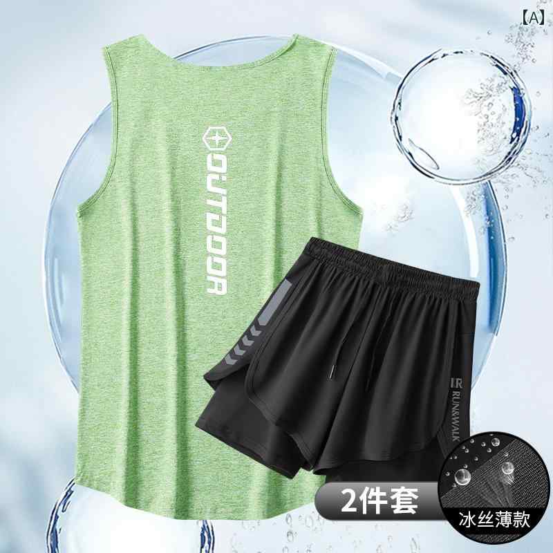 バスケットボール ウェア メンズ スポーツ ベスト メンズ フィットネス スーツ 速乾 ノースリーブ Tシャツ 冷感 ショーツ ランニング 半袖 夏 バスケットボール トレーニング