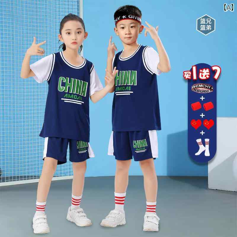 バスケットボール ウェア メンズ ピンクの 子供用 バスケットボール パフォーマンス 服 幼稚園の ユニフォーム スーツ 男の子と 女の子 小学生の 競技 トレーニング クラス