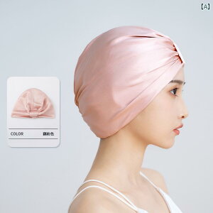 ヘアキャップ キャップ 青山 家族 ナイトキャップ 100 桑 レディース ヘッド バンド ロング ヘア 包 頭 抗 毛 睡眠 キャップ