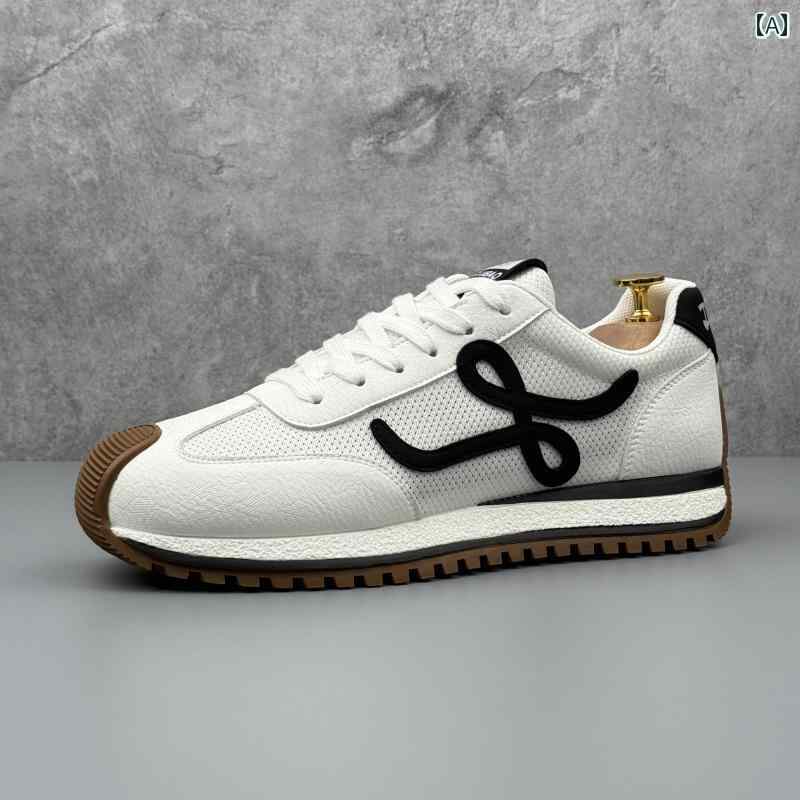 メンズ 白靴 スニーカー 商品 フォレストガンプ シューズ 2025夏 メンズ 軽量 スポーツ 多機能 メッシュ 通気性 カジュアル