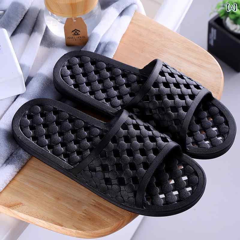 健康サンダル バス ルーム スリッパ 滑り止め カップル ソフト ソール 夏 家庭用 ホテル 男女兼用