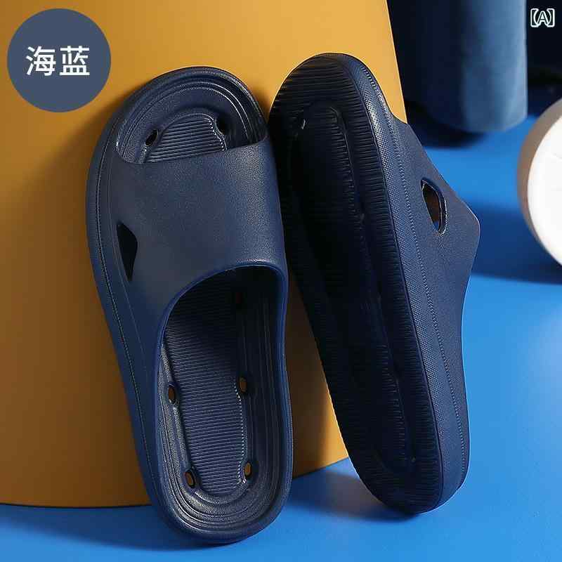 健康サンダル 夏用 スリッパ 男性用 浴室お 風呂 滑り止め 防臭 家庭用 水漏れ 静 音 シンプル 厚底 サンダル 女性用