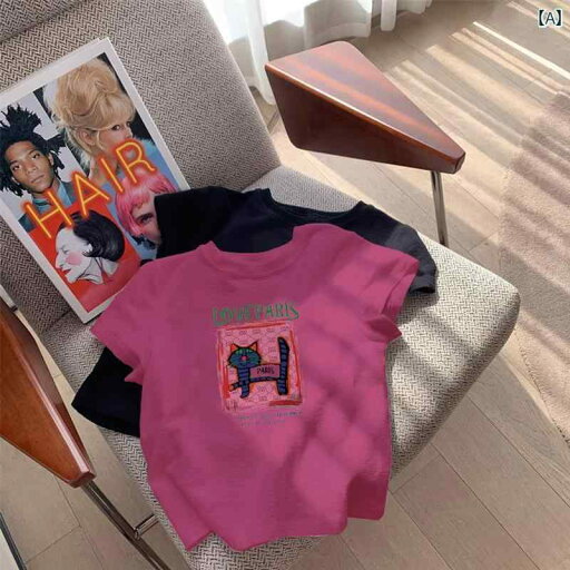 パンツドレス レディース ローズレッド ストレート ショルダー 半袖 Tシャツ レディース 夏 2025 スリム ピンク ハイエンド ショート トップ パンツドレス レディース ローズレッド ストレート ショルダー 半袖 Tシャツ レディース 夏 2025 スリム ピンク ハイエンド ショート トップ
