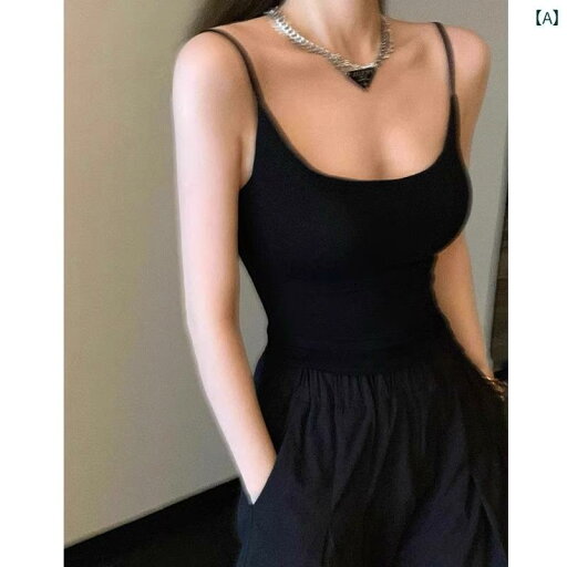 インナー タイ 風 スモール スリング レディース 2025夏 セクシー 胸 パッド 付き インナートップ 美しい バックブラ 一 体型 ベスト インナー タイ 風 スモール スリング レディース 2025夏 セクシー 胸 パッド 付き インナートップ 美しい バックブラ 一 体型 ベスト