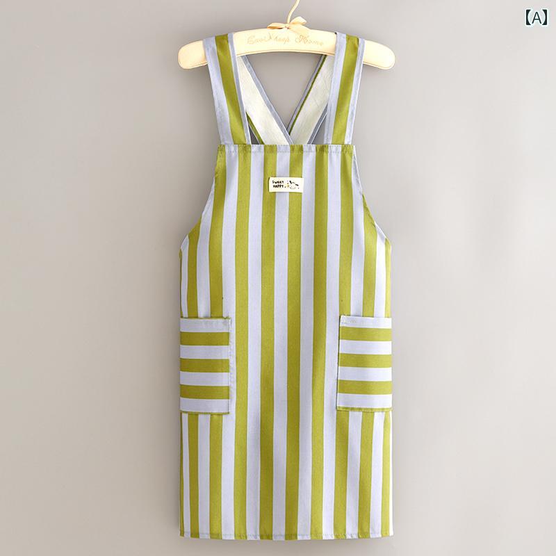 エプロン おしゃれ キッチン シンプルで清潔感のある帆布製の長袖エプロンは、汚れを防ぎ通気性に優れ、家庭用キッチンや料理作業に最適な業務服です。飲食専用エプロンとしてもお使いいただけます。