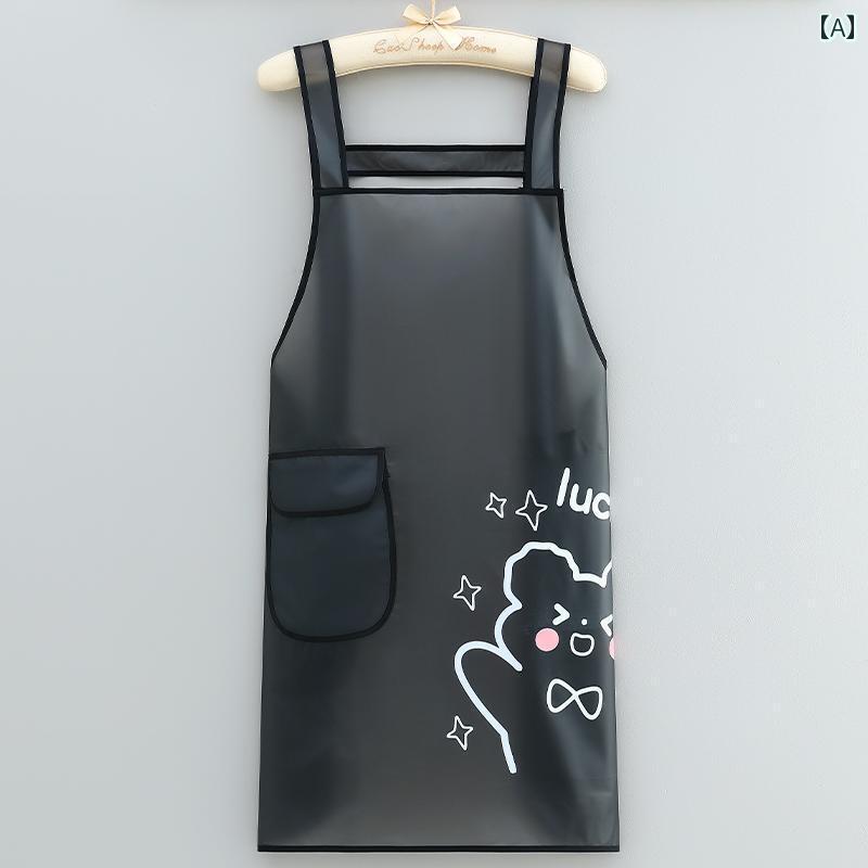 エプロン おしゃれ キッチン 調理するときには、袖のない防水エプロンが便利です。飲食店や水産業、ペットショップ向けには透明のTPU素材で簡単に洗える作業服がおすすめです。