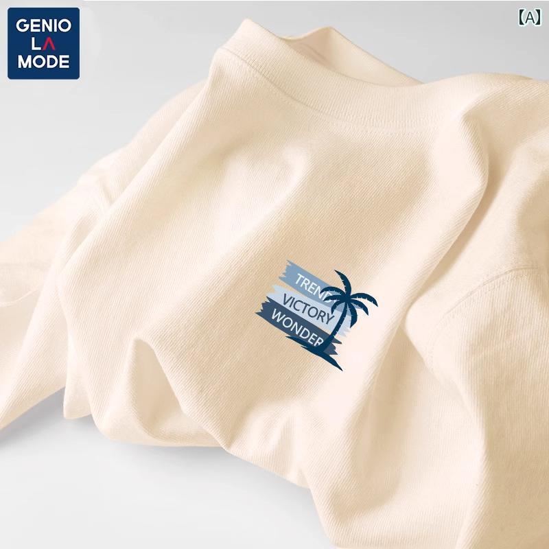 メンズ おしゃれ スウェット セット Genio Lamode ホワイト 半袖 Tシャツ メンズ 夏 大きいサイズ ゆっ..