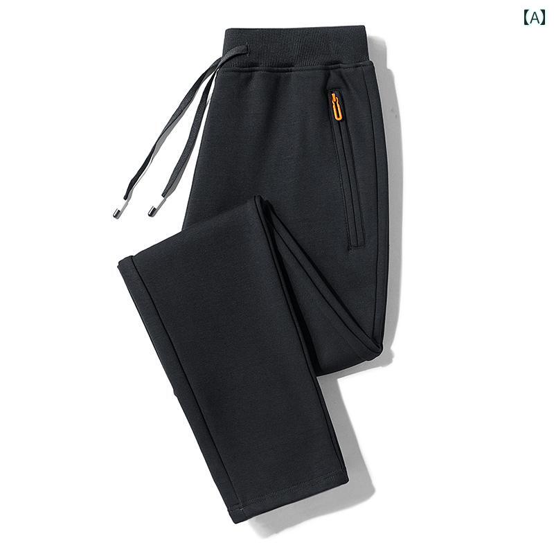 メンズ おしゃれ スウェット セット 春の コットン スポーツ パンツ メンズ 春秋冬 通気性 大きめ サイ..