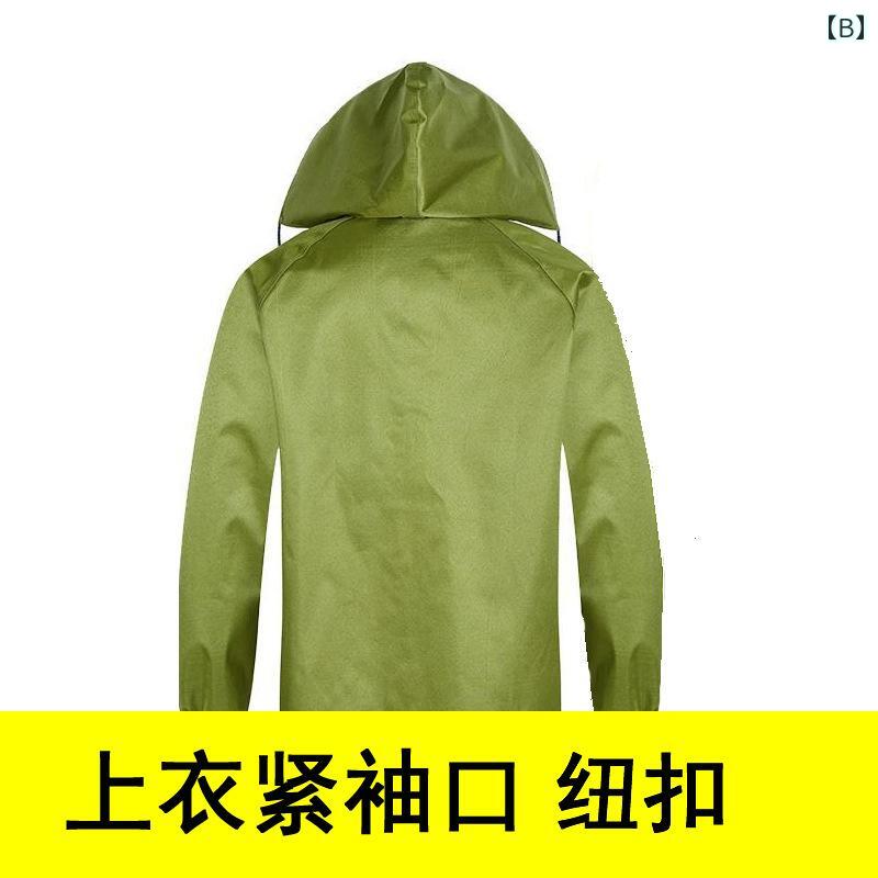 メンズ レインコート 工場 3520 ロング キャンバス レインコート 大人用 ワンピース 厚手 洪水 防止 男女兼用 アウトドア 労働 保護 ウィンドブレーカー