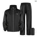 メンズ レインコート 薄型 ファッション レインコート スーツ 男女兼用 全身 防水 アウトドア サイクリング スプリット 通気性 軽量 防風防 雨