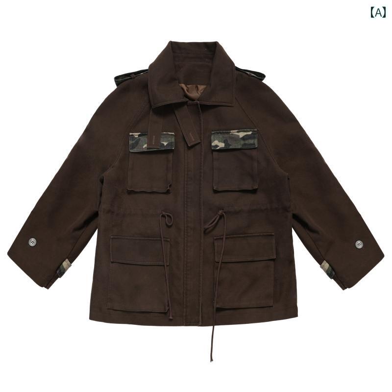 パーカー マウンテン アウトドア NyDkyel™のコットン素材で、ウォッシュ加工を施した迷彩柄のワークジャケット。