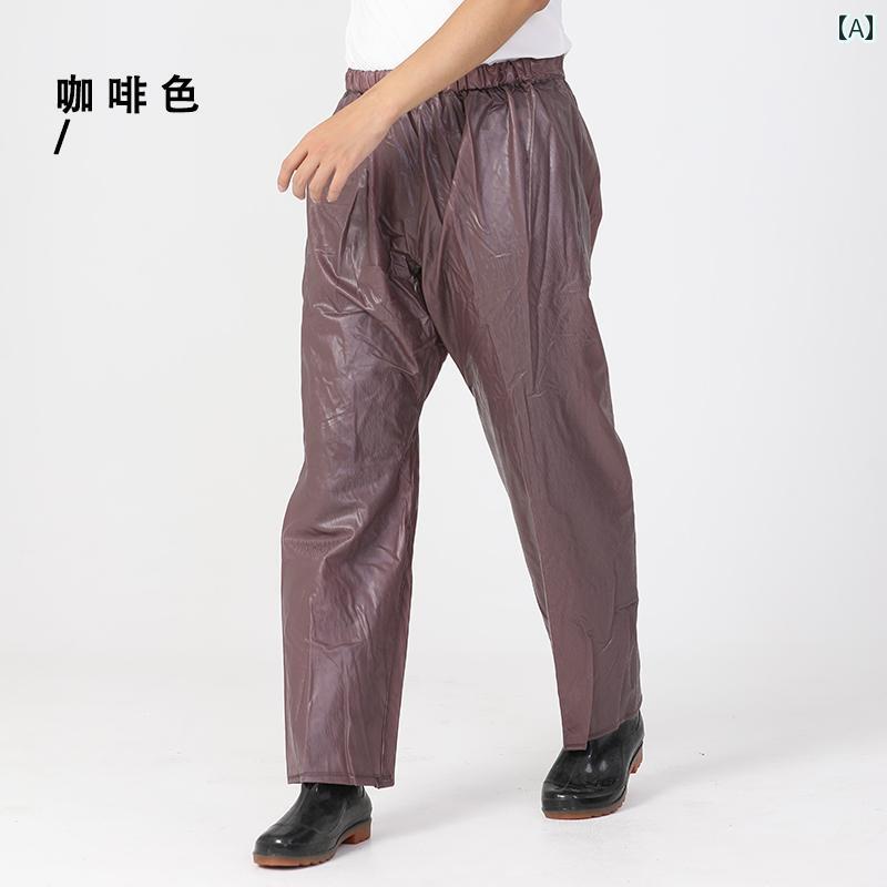 かっぱ 男性用 Dayu の レインコートと レインパンツは フル ゴム製の スプリット レインストーム テイクアウト ライダー 専用 電動 バイクライディング...