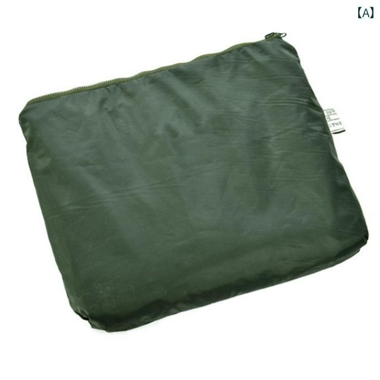 かっぱ 男性用 の オリーブ グリーンの スプリット レインコート レインパンツ バック ポケット 付き 防水 サイクリング ランニング 快適 通気性 レスキュ...