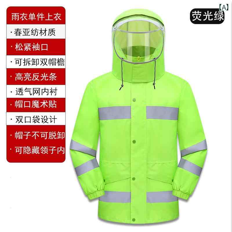 かっぱ 男性用 レインコート シングル トップ メンズ ピース スプリット レディース ハーフ 丈 ショート ジャケット 防水 二 重層 防 雨 大人