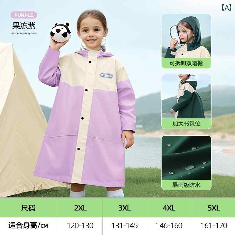 かっぱ 男性用 女の子用 子供用 レインコート 小学生 学校 専用 中 大型 児童用 2025年新 全身 防 雨 男の子用