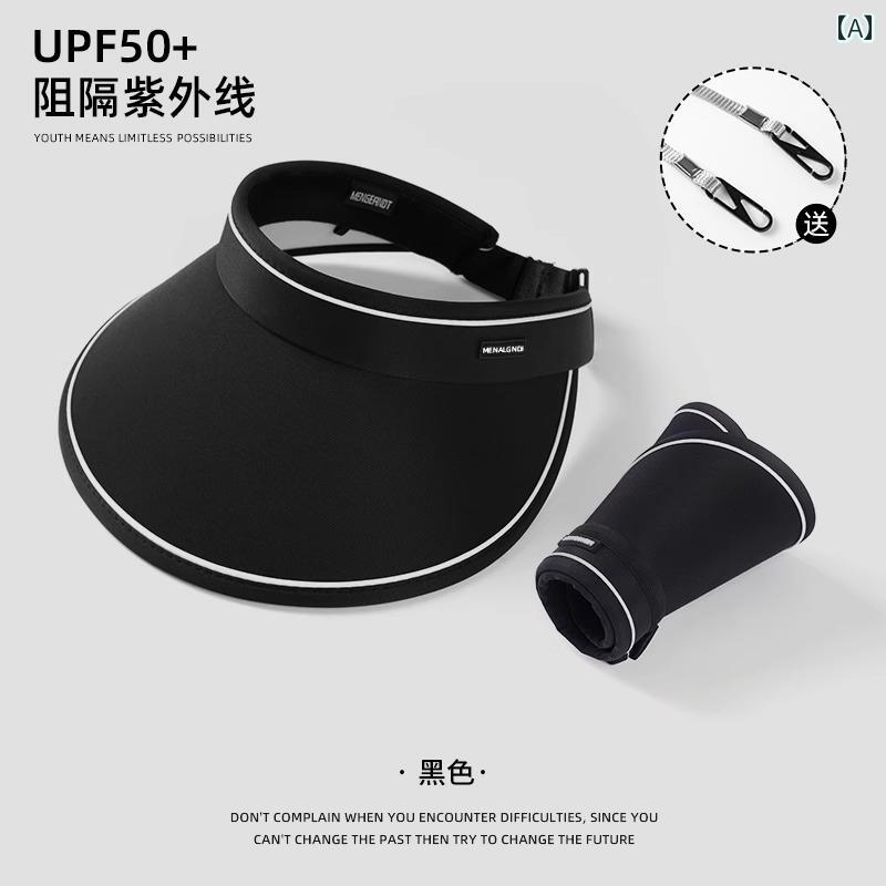 帽子 レディース サンハット 夏の新作UVカット付きサンバイザー女性用日よけ帽子自転車用大つばレディースサンハットアウトドア