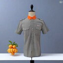 リクルート ビジネス メンズ Didi ドライバー 作業着 メンズ プロ ウェア しわ 防止 半袖と 長袖 シャツ ドライバーの な 服