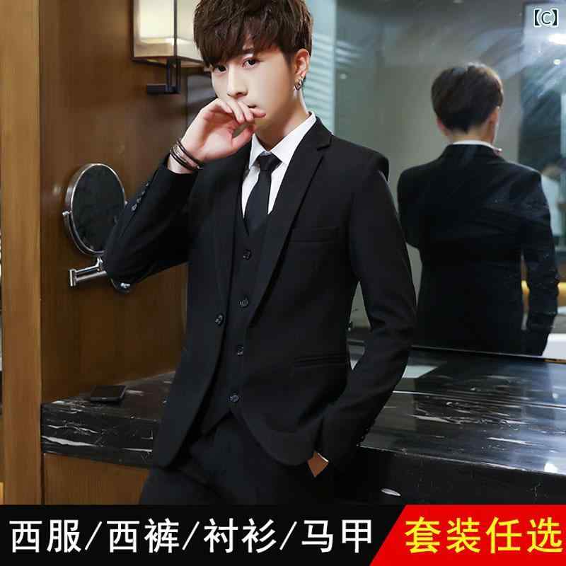 リクルート ビジネス メンズ ティーンエイジャー用 シックス ピース スーツ 12歳 13 中学生 14 男子 16 17歳 司会者 ドレス