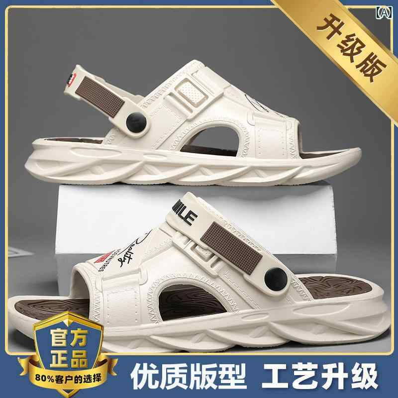 スポーツサンダル メンズ 男性用 スリッパ 2024夏 アウトドア 履き 滑り止め スポーツ 運転 両用 サンダル 踏んでも 安心 ビーチ シューズ