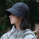 帽子 レディース サンハット 女性用 サンハット 夏 2025 新作 薄型 日焼け 防止 漁師 帽子 紫外線 頭 囲大 顔小 ダックビル キャップ