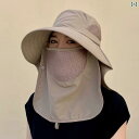 帽子 レディース サンハット 夏の 女性用 日焼け 防止 帽子、 漁師の 紫外線 日よけ フェイスマスク、 屋外 通 気性 メンズ ハイキング 帽子
