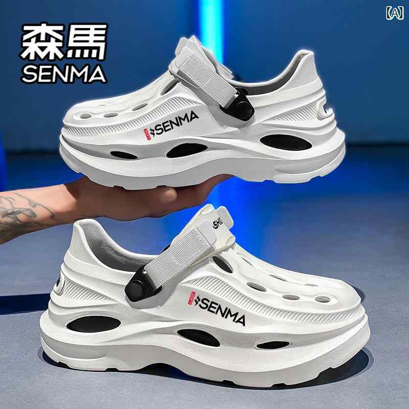 スポーツサンダル メンズ セミール ホール シューズ メンズ 夏 アウトドア スポーツ オールインクルーシブ スリッパ 滑り止め 防臭 ウェーディング ビーチ サンダル