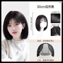 女性用 かつら の 髪の ウィッグ 女性用 ロング ヘア フル 人 毛 ヘッド カバー 髪 ナチュラル ミディアム レングス 鎖骨 レース