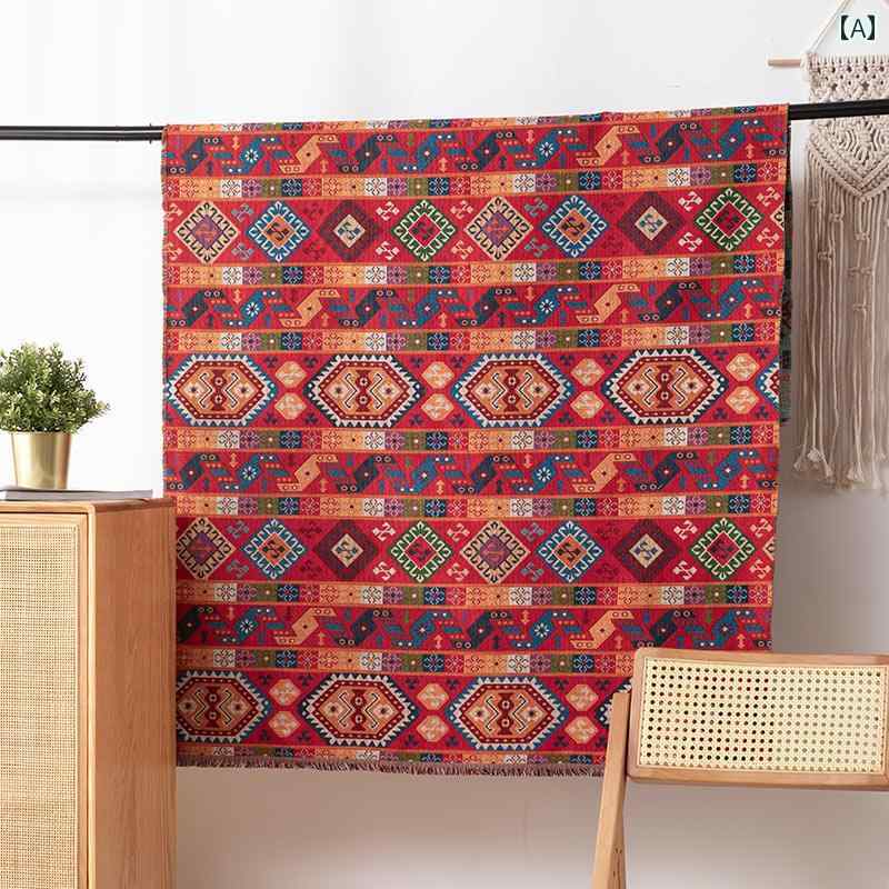 生地 布 レザー シェニール ジャカード 生地 ソファ カーテン テーブル クロス カラーマッチング 背景 エスニックスタイル 手作り 布 ヘッド 厚手