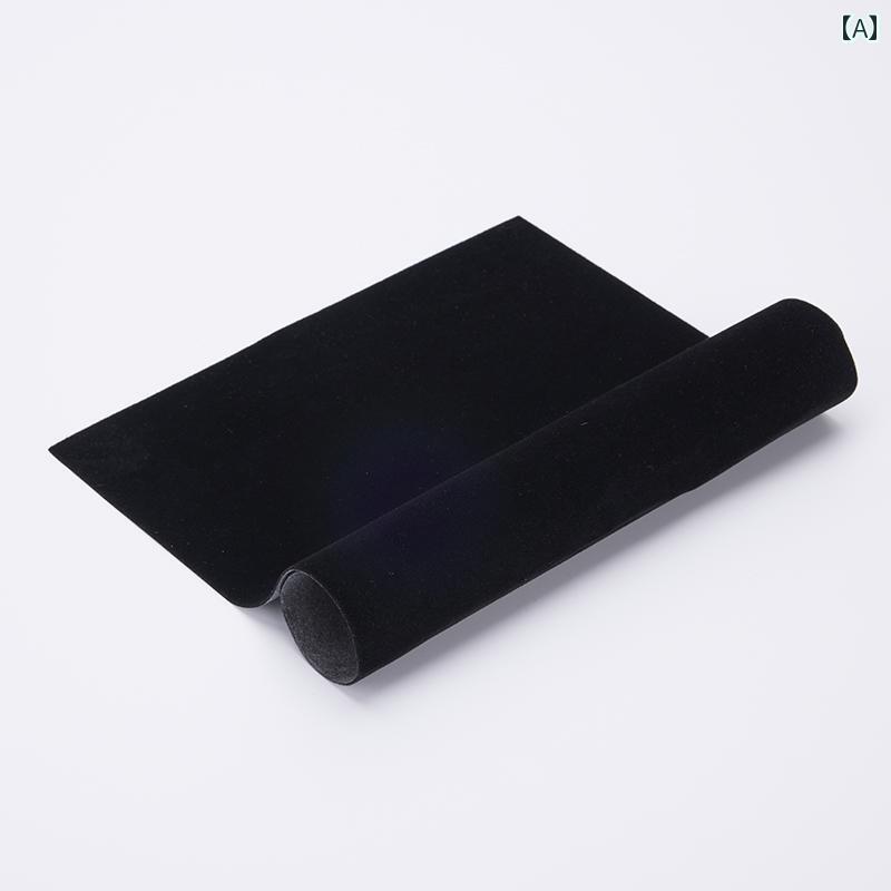 生地 布 レザー 手作りの 粘着性の ある 生地の ジュエリーボックス ベルベット カウンター ディスプレ..