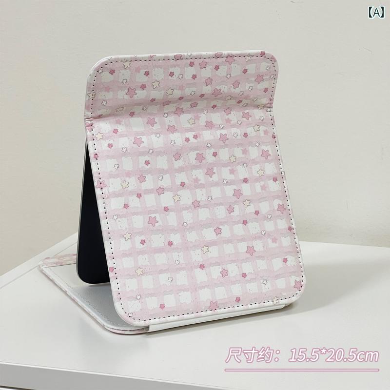 手鏡 コンパクト 折りたたみ 式 化粧 鏡 ポータブル 小型 ミラー 寮 自宅 デスク トップ ドレッシング 女の子用 ミニ