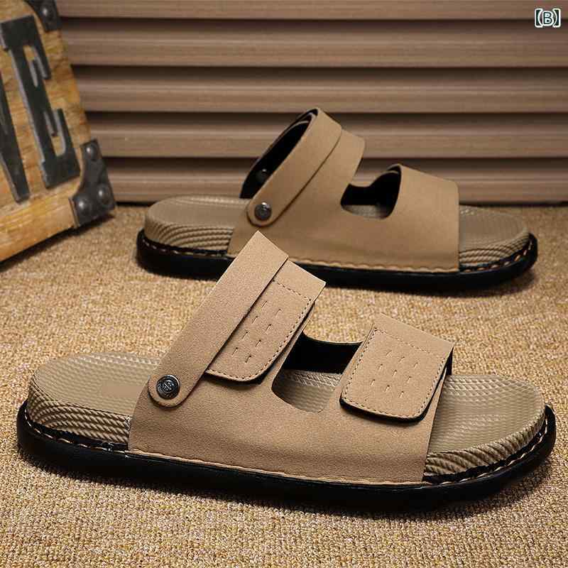 スポーツサンダル メンズ メンズ 夏 アウトドア カジュアル 滑り止め ドライビング スリッパ 耐摩耗 ソフト ボトム ビルケンシュトック ビーチ サンダル