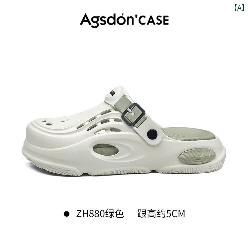 スポーツサンダル メンズ オーガスチン ホール シューズ メンズ 夏 アウトドア 滑り止め 快適 スポーツ ビーチ サンダル 厚底 スリッパ