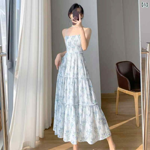 セットアップ レディース カラー レディース 優しい 花柄 サスペンダー ドレス 夏用 ツーピース スーツ 美しくて さわやか 海辺の 休日 ビーチ ロング セットアップ レディース カラー レディース 優しい 花柄 サスペンダー ドレス 夏用 ツーピース スーツ 美しくて さわやか 海辺の 休日 ビーチ ロング