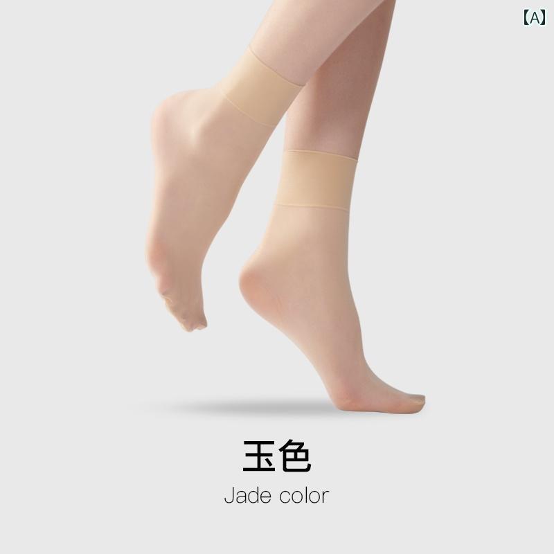 レディース ストッキング ソックス SK ストッキング レディース 春秋 夏 薄手 ベルベット ショート ソ..