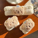 吸水 リストバンド かわいい トースト おにぎり フランネル 洗顔 リスト バンド 防 湿 スリーブ 吸水性 秋冬 ヘア 3点 セット