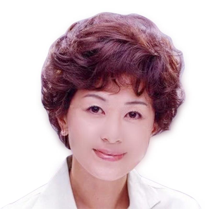 女性用 かつら の 髪の ウィッグ ショート ヘア 女性 母 カール 中年 セットの 髪