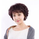 女性用 かつら かつら ショート ヘア 女性 母親 カール 高貴な 中年 セット レディース エッグロール