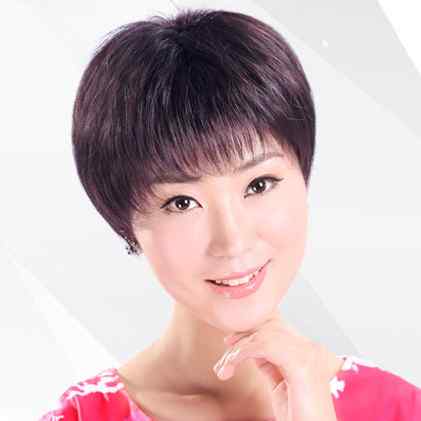 女性用 かつら ウィッグ 女性 ショート ヘア セットお母さん 中年 フル ヘッド ふわふわ シミュレーション ファッション ストレート スタイル