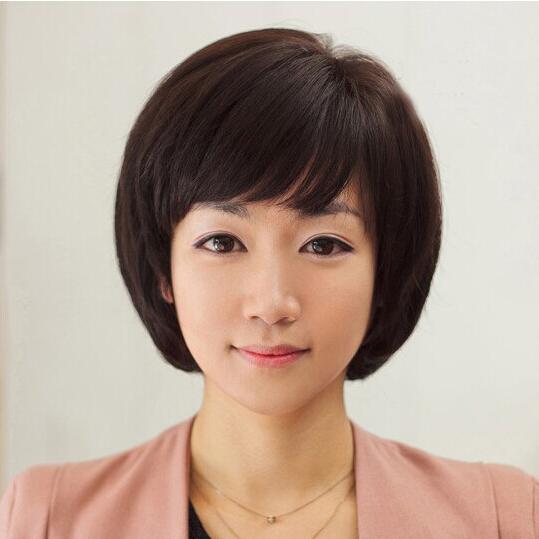 女性用 かつら 女性用 ウィッグ 中年 ショート ヘア お母さん用 カール お 年寄り用 ヘッド ギア おば..