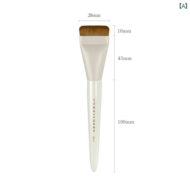 メイク ブラシ セット Langyan YM 266 片 刃 リキッドファンデーション ブラシ ファンデーション シャベル フラット ヘッド ベースメイク マスク 初心者用 メイク ブラシ