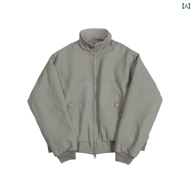 パーカー マウンテン アウトドア ア フェリオン ジャケット 男女 春秋 新作 アメリカン レトロ 野球 綿 服 カップル パイロット 潮