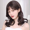 女性用 かつら 女性用 ウィッグ ロング カール ヘア ビッグウェーブ ヘッド ピース セット 若見え フル ミディアム 丈 結べる