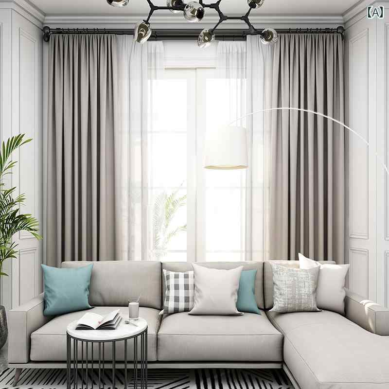 カーテン 遮光 レース 完全 遮 光 カーテン 寝室 リビング 出窓 日よけ シェード 布 完成 品 断熱