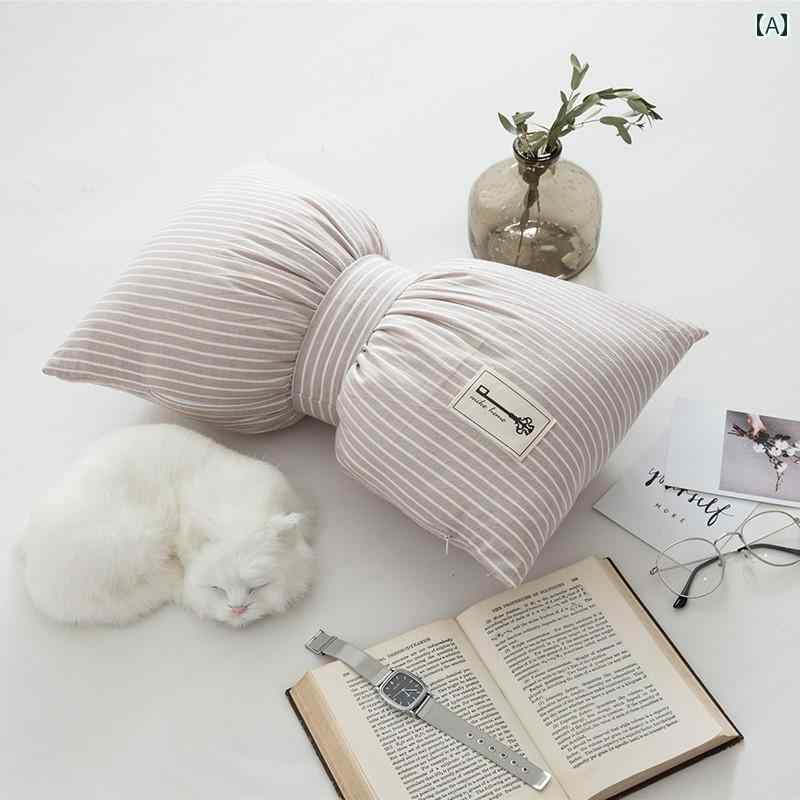 枕 クッション イン スタイル キュートで スイートな ストライプの バック クッション チェック 柄 取..