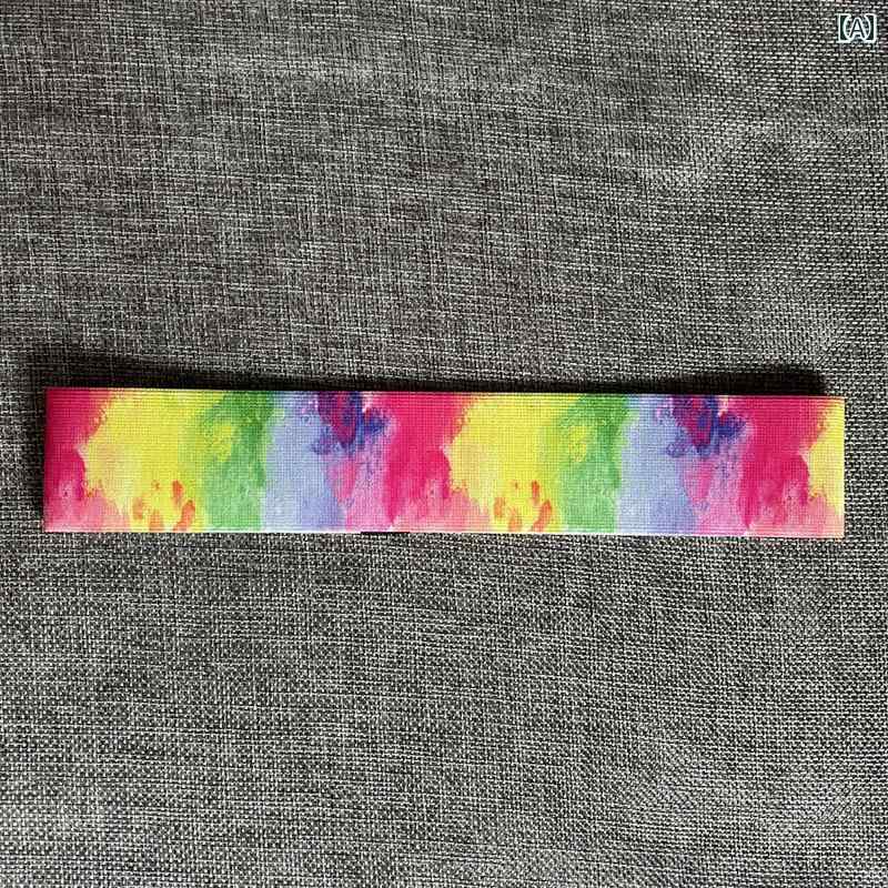 カチューシャ かわいい レディース 子供用 カラフル ヘッド バンド ヒップ ホップ バンドで な 汗を 吸収 する ランニング スポーツ アクセサリー