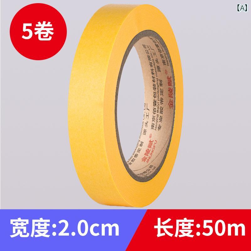 マスキングテープ マス キング テープ カラー 分離 紙 スプレー 塗料 738850メートル バッチ 跡なし 壁..