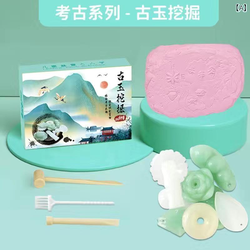 送料無料 おもちゃ ホビー 送料無料 おもちゃ ホビー 宝石 鉱山の 宝石の ヒスイの 子供の 手作りの 男の子の 女の子の 親子 ノック 創造的な ギフト 考...