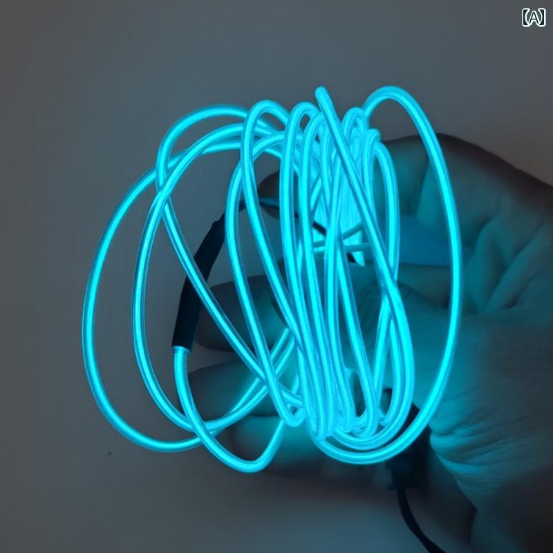 LED ネオンライト 店舗用 EL 冷 光 薄型 発光 ライン DIY 防水 フレキシブル ネオン ライト ストリップ 装飾 サイン 雰囲気