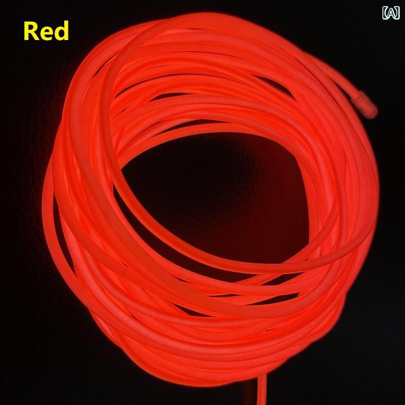 LED ネオンライト 店舗用 蛍光 ダンス ライト el 冷 光 雰囲気 DIY 形状 LED ネオン ストリップ 薄型
